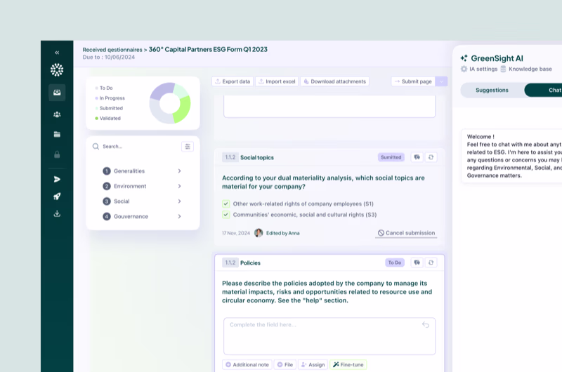 Cas client Greenscope